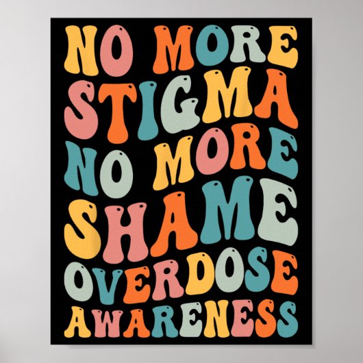 Poster Plus de stigmatisation Plus de honte Addiction Ove (Devant)