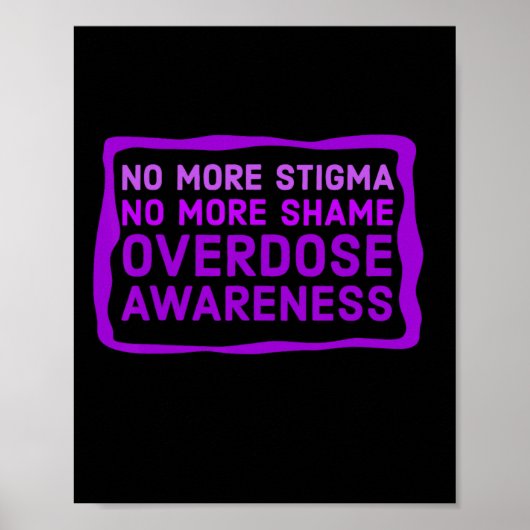 Poster Plus de stigmatisation Plus de honte Sensibilisati (Devant)