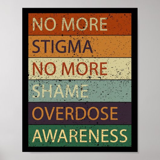 Poster Plus de stigmatisation Plus de sensibilisation à l (Devant)