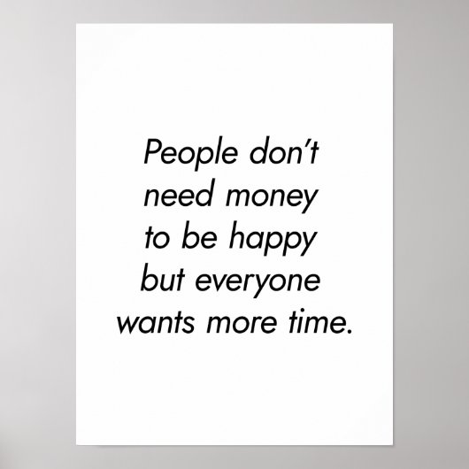 Poster plus de temps (Devant)