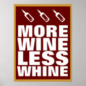 Poster Plus de vin (Devant)