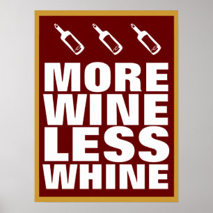 Poster Plus de vin