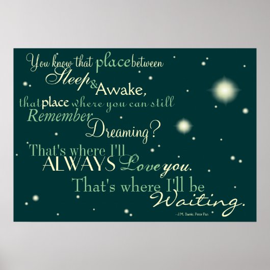 Poster (Plus d'étoiles)C'est là que j'attendrai l'affiche (Devant)