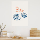 Poster Plus Espresso Moins Dépresso Imprimer Café Minimal (Cuisine)