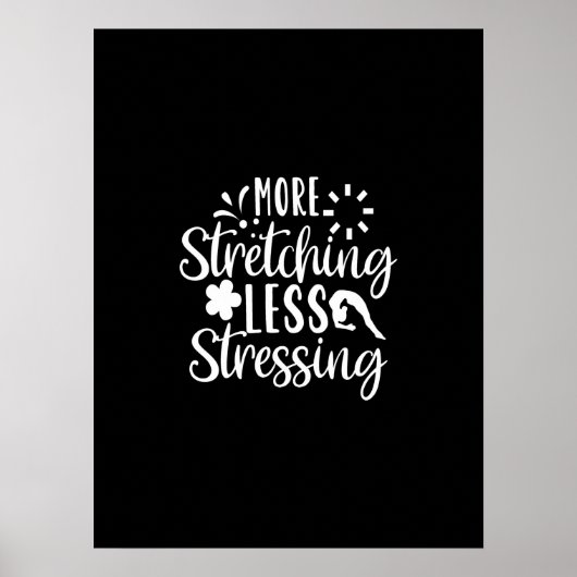 Poster plus étiré moins stressant (Devant)