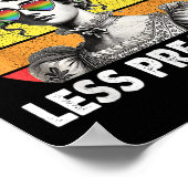 Poster Plus Fierté Moins Préjugé Mois De Fierté Lgbtq Gay (Coin)