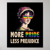 Poster Plus Fierté Moins Préjugés Lgbt Gay Fière Ally Fie (Devant)