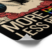 Poster Plus Fierté Moins Préjugés Mois De Fierté Lgbtq (Coin)