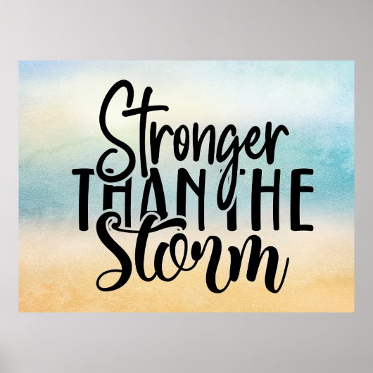 Poster Plus fort que l'affiche de tempête (Devant)