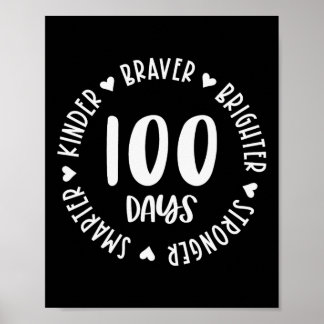 Poster Plus Forte Plus Grande Smarter Kinder 100 Jours De