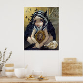 Poster Plus gothique Poe Raven fairy Art Print (Cuisine)