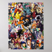 Poster Plus grand collage d'Anime (Devant)