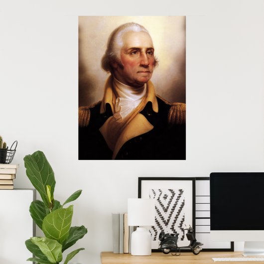 Poster plus grand George Washington Portrait (Bureau à domicile)