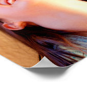 Poster Plus grand papa du monde 8 Photo Collage Turquoise (Coin)