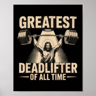 Poster Plus Grand Souleveur de Terre de Tous les Temps Jé