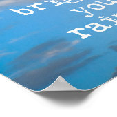 Poster Plus grande est votre tempête (Coin)