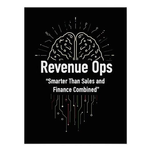 Poster Plus intelligent que les ventes et la finance - Op (Devant)