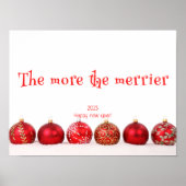 Poster Plus l'affiche de la nouvelle année est joyeuse (Devant)