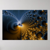 Poster Plus loin - L'art fractal (Devant)
