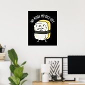 Poster Plus M. Rice Guy Funny Sushi Pun Dark BG (Bureau à domicile)