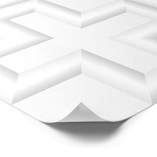 Poster Plus Motif de surface incorporé (Coin)