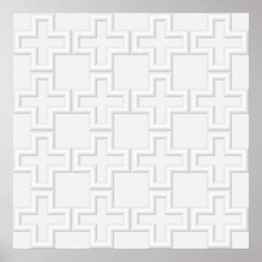 Poster Plus Motif de surface incorporé (Devant)