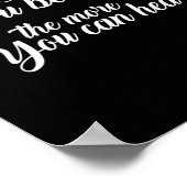Poster Plus on devient calme, plus on entend (Coin)