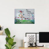 Poster Plus On Voyage, Plus On Va (Bureau à domicile)