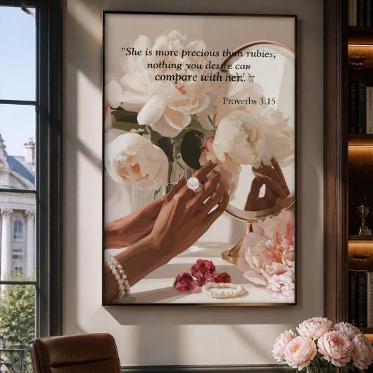 Poster « Plus précieux que les rubis »