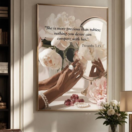 Poster « Plus précieux que les rubis »