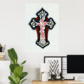 Poster Plus près de mon Dieu vers la Croix (Bureau à domicile)