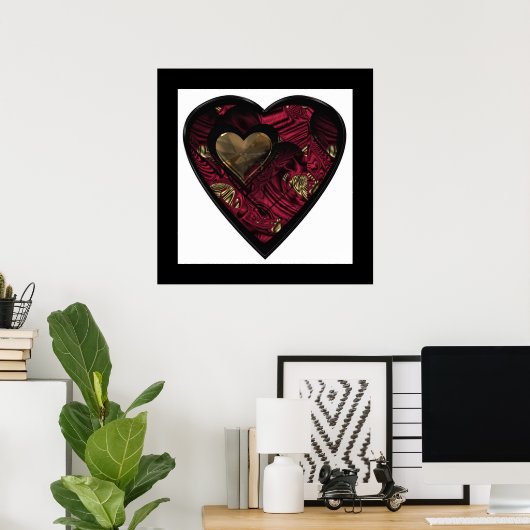 Poster "Plus Profond Et Plus Profond"* (Bureau à domicile)