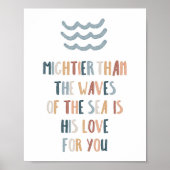 Poster Plus puissant que les vagues d'affiche (Devant)