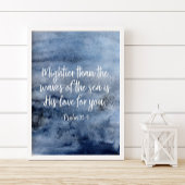 Poster Plus Puissant Que Les Vagues De La Mer, Psaume 93: