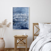 Poster Plus Puissant Que Les Vagues De La Mer, Psaume 93: