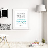 Poster Plus Puissant Que Les Vagues De La Mer, Psaume 93: