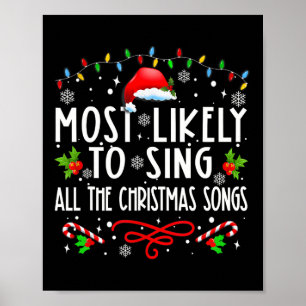 Poster Plus susceptible de chanter toutes les chansons de