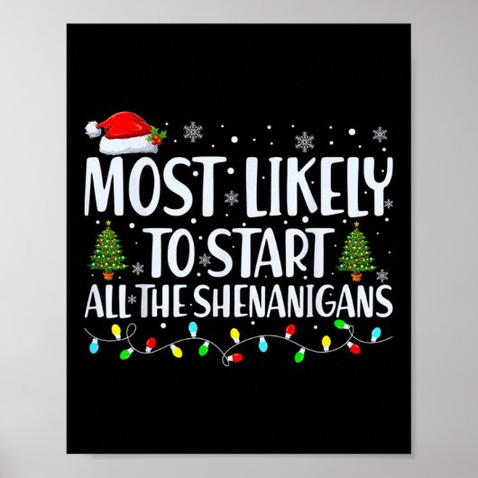Poster Plus susceptible de déclencher les Shenanigans Noë (Devant)