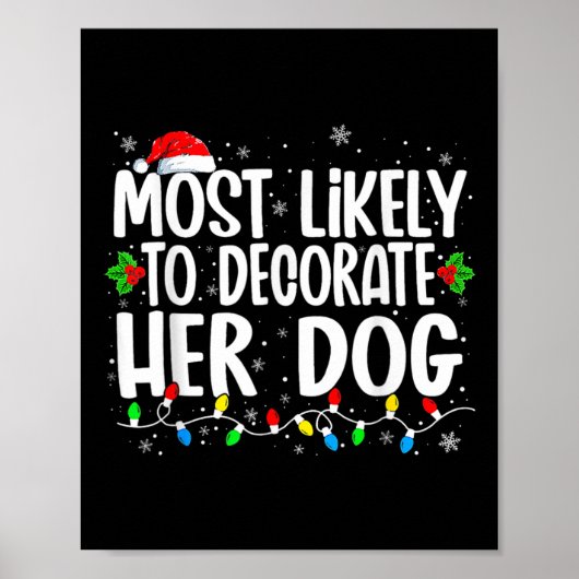 Poster Plus Susceptible de Décorer le Pull de Noël de sa (Devant)