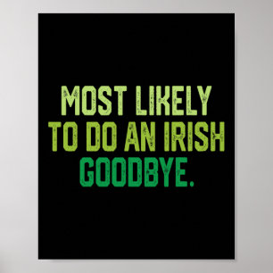 Poster Plus susceptible de faire un au revoir irlandais 1