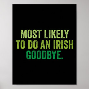 Poster Plus susceptible de faire un au revoir irlandais 3