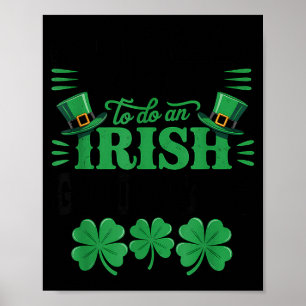 Poster Plus susceptible de faire un au revoir irlandais d