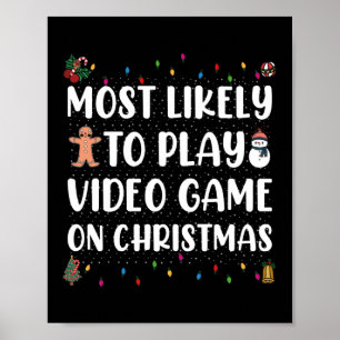 Poster Plus susceptible de jouer à un jeu vidéo sur le je
