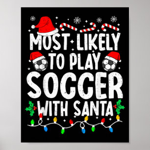 Poster Plus susceptible de jouer au football avec le père