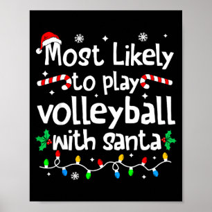 Poster Plus susceptible de jouer au volley-ball avec Sant