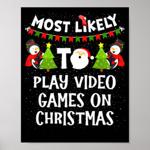 Poster Plus susceptible de jouer aux jeux vidéo drôle de