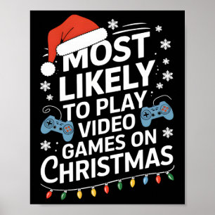 Poster Plus susceptible de jouer aux jeux vidéo sur la vi