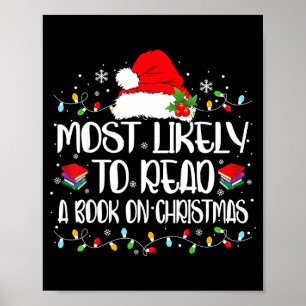 Poster Plus susceptible de lire un livre le jour de Noël