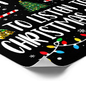 Poster Plus susceptible d'écouter des chansons de Noël en (Coin)
