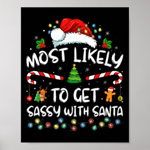 Poster Plus susceptible d'obtenir Sy avec le Père Noël Dr